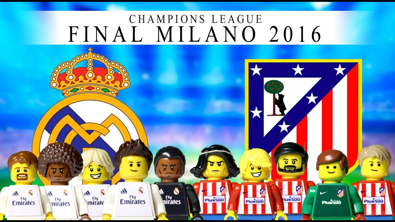 LEGO Champions League Final 2016 REAL MADRID - ATLÉTICO DE MADRID - YouTube