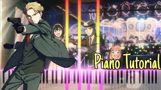 BUMP OF CHICKEN - Souvenir (Spy x Family Opening #2) Easy Piano Tutorial #remake