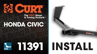 Trailer Hitch Install: CURT 11391 on a Honda Civic