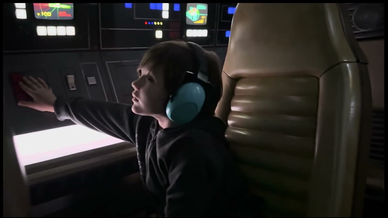 Our ride on Millennium Falcon  Smugglers Run at the Disneyland resort in Anaheim California