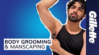 Body Grooming and Manscaping: 3 Easy Steps to Trim, Shave, & Moisturize | Gillette