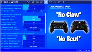 Settings are at the end of video :) these my personal i use, and what
believe to be best controller if you do not play claw o...