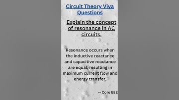 Resonance in AC Circuits: Maximizing Energy Transfer #engineering #electronic #circuittheory