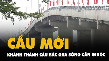 Khánh thành cầu 150 tỉ bắc qua sông Cần Giuộc, kết nối với TP.HCM