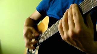 How to Strum a Guitar Without a Pick (Beginner Lesson) chords