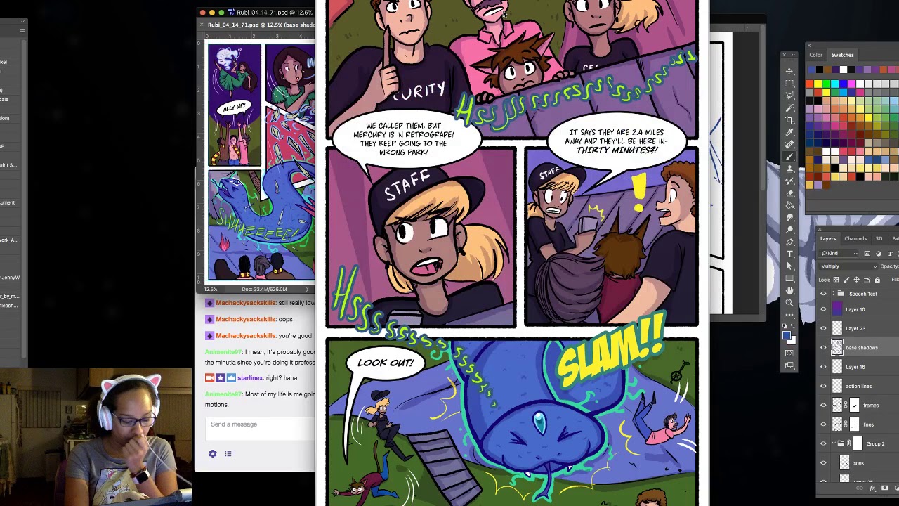 Drawing Rubi Whipple (Page 73) - PART 1 (MilkMilkMIlk vs ABCD)