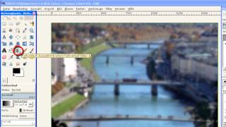 GIMP - Applying the Tilt Shift Effect