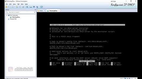 Konfigurasi DHCP server di Debian 7