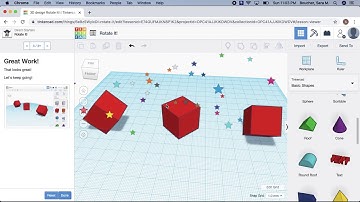 Tinkercad Move it and Rotate it Lessons