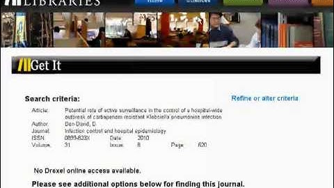 EndNote Part 4 FInding Full Text: Drexel University Health Sciences LIbraries