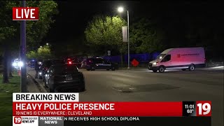 Man dead after shooting and car crash on Euclid Avenue in Cleveland