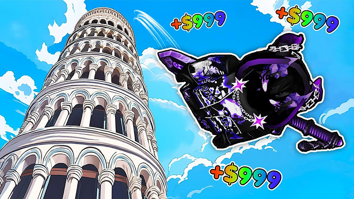 Climbing MAX LEVEL Leaning Tower Of Pisa In Climb And Jump Tower! (Roblox)