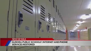 Aurora Public Schools’ internet, phone services restored