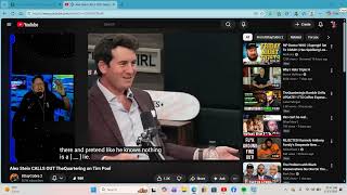 Alex Stein calls out Quartering on Tim Pools show!!