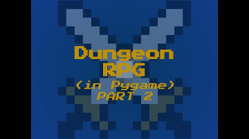 RPG in Pygame (Week 2, Updates!)