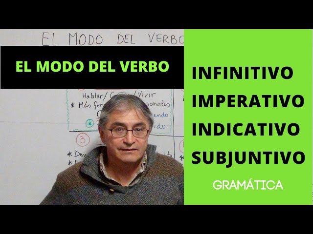 El modo del verbo en español 