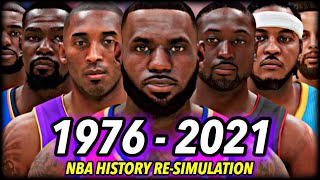 I Reset The NBA To 1976 \& Re-Simulated ALL OF NBA HISTORY | CHAPTER 4: The LeBron Era