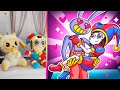 Dolly and ponmi react to the amazing digital circus  new funny tiktok animations 20