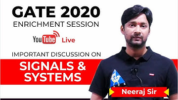 Signals & Systems | Live Session | Neeraj Raj Sir