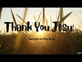Thank you Jesus -Hannah Hobbs And hillsong Worship (Lyrics)