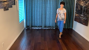 Street Soul line dance demonstration and tutorial by Stephie