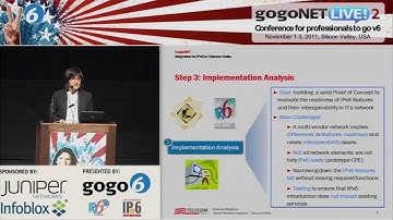 IPv6 Case Study by Roberta Maglione at gogoNET LIVE! 2 IPv6 Event