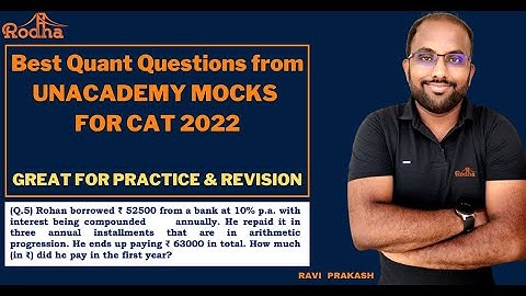 Advance Level Questions for CAT 2022  - 5 I 90 days to CAT 2022 I Quantitative Aptitude Preparation