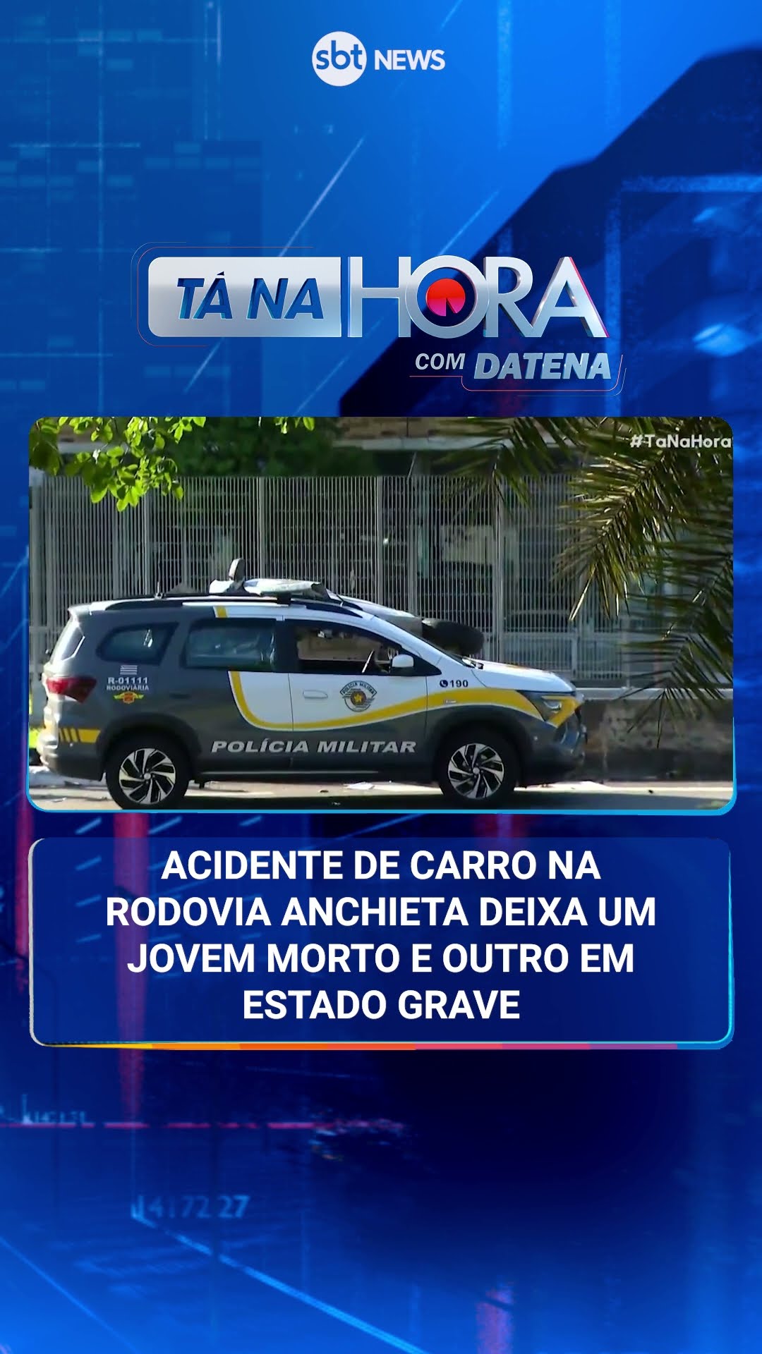 Jovem de 21 anos morre em acidente na Rodovia Anchieta em São Paulo