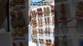 Jhumka Gift Box Combo | 16 earrings and Folding box | The earrings factory ® #jhumka #earrings
