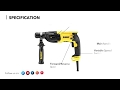 Dewalt d25133k  dewalt rotary hammer drill  shakedeal   