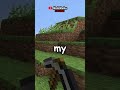 Minecraft, But EVERYTHING MOVES! Why Did I DO THIS!!! 🤢 #shorts
