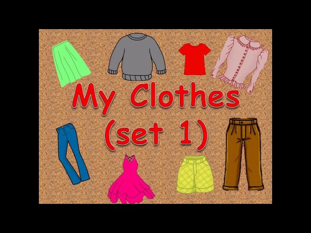7. Kids' Vocabulary - Clothes. Part 1 