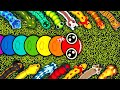 SNAKE IO🐍 RAINBOW 🌈 SNAKE IO vS 💀 MONSTER 1000 GIANT EVENT EPIC SNAKE IO 🐍 BEST / FUNNY GAMEPLAY !
