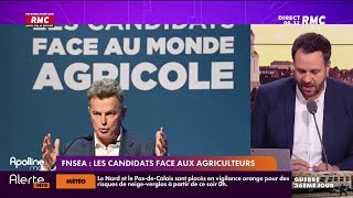 FNSEA : les candidats face aux agriculteurs