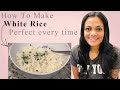 Perfect White Rice on Stovetop Recipe | Quick and Easy Cooking | Ready in 10 minutes