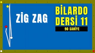 90 saniye Pozisyon Oyun Dersi  11 | 3 Bant Bilardo screenshot 5