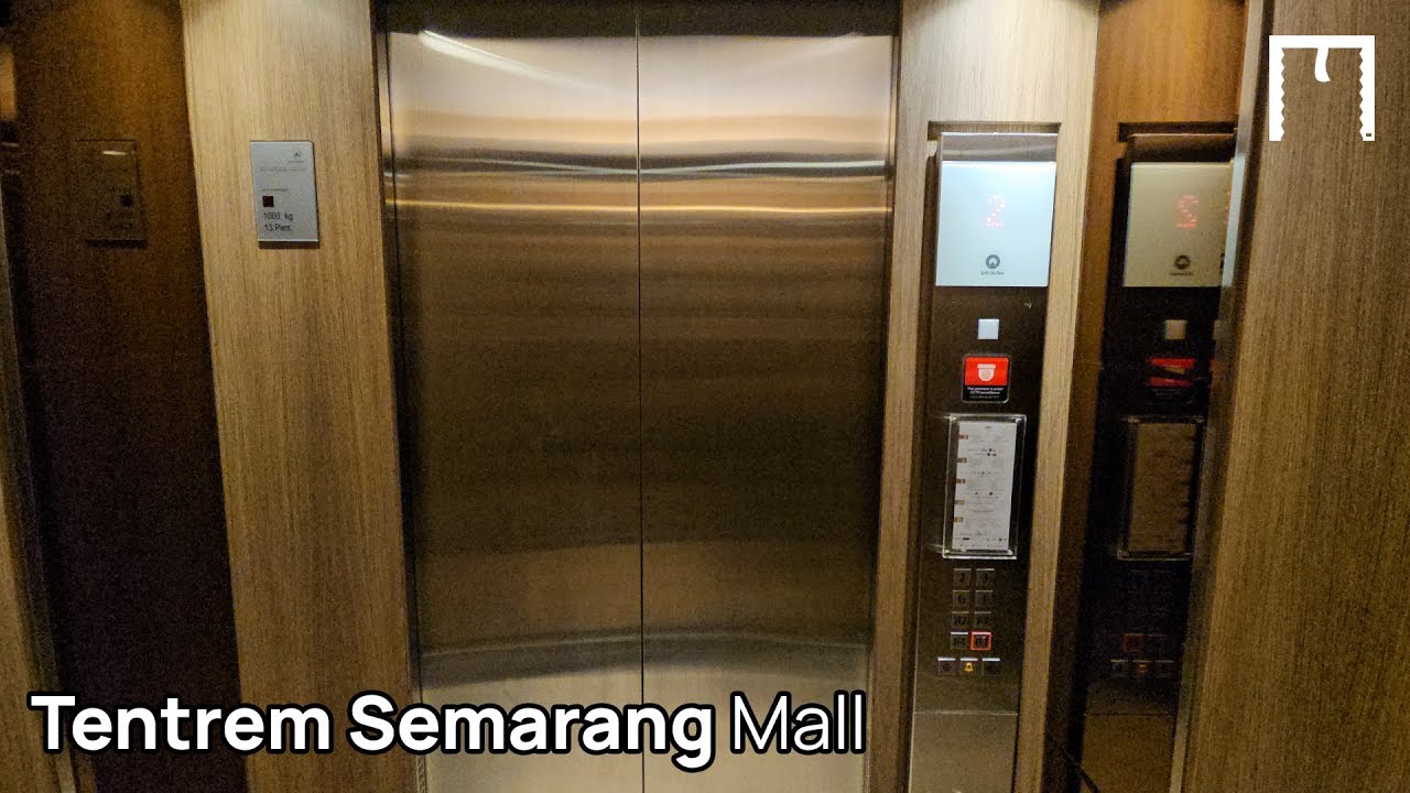 Schindler 3300 MRL Elevators at Tentrem Mall Semarang