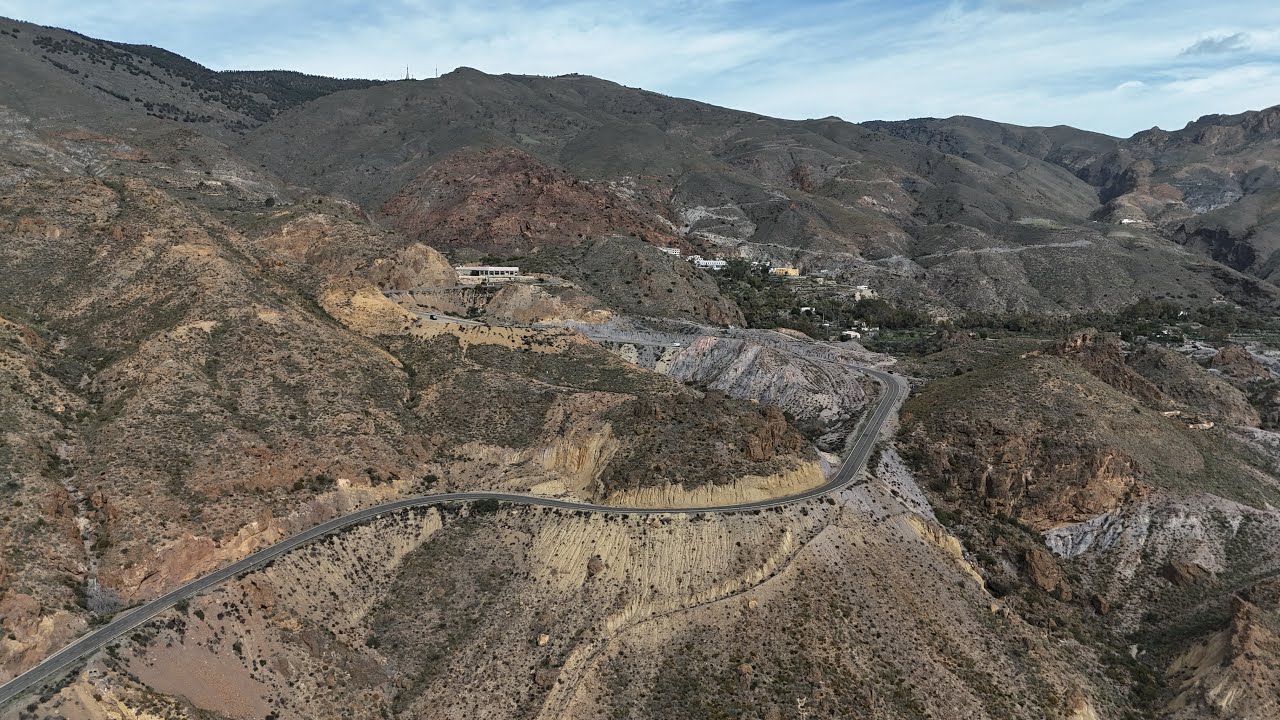 Sierra Alhamilla Almeria, Spain 4K Mountain roads & landscape scenery