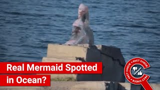 FACT CHECK: Viral Video Shows Real Mermaid in the Ocean Caught on Camera?