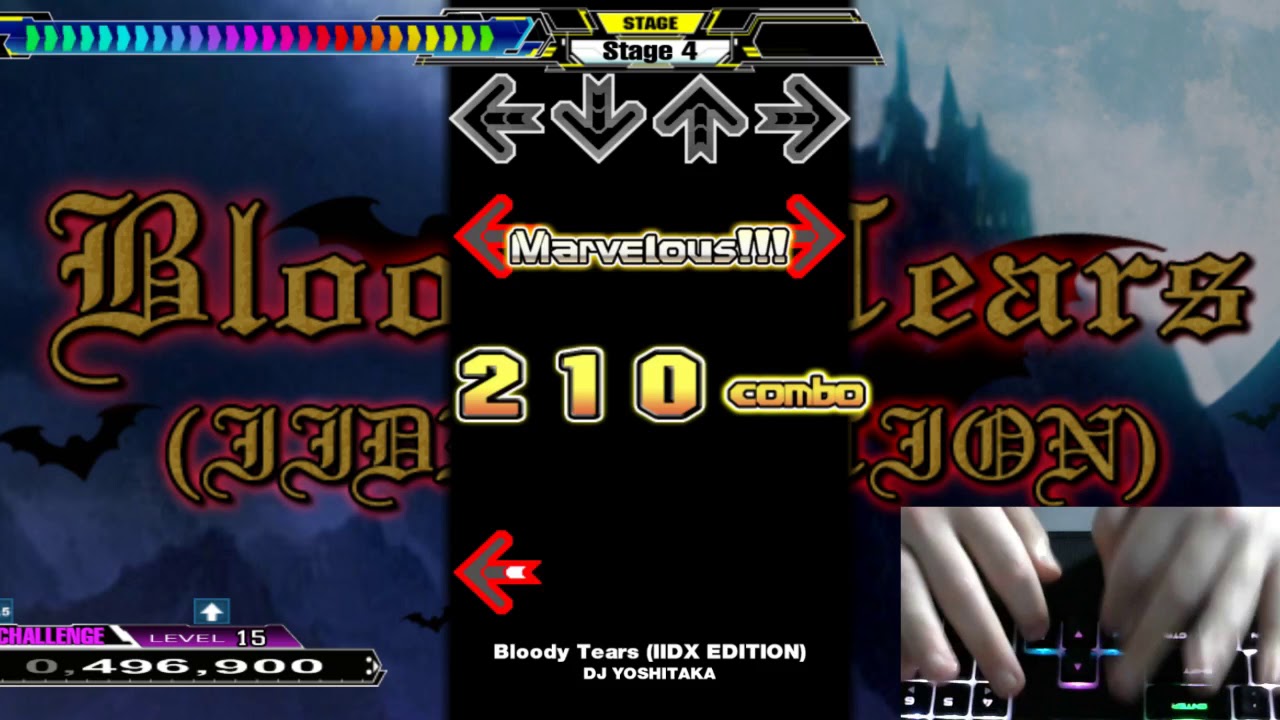 Bloody Tears (IIDX EDITION) Custom Chart 15 Challenge YouTube
