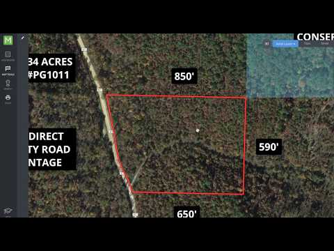 Intro Video - $500 Down - Surveyed Acreage with long private driveway!  ID#PG1011