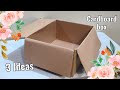 Why I Never Throw Away Cardboard boxes - Explore These 3 Impressive DIY Ideas