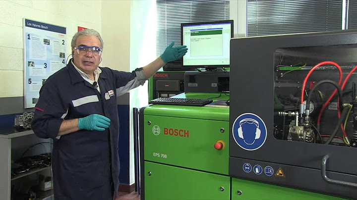 Prueba de Bomba CP3 Bosch en Banco de Pruebas 708