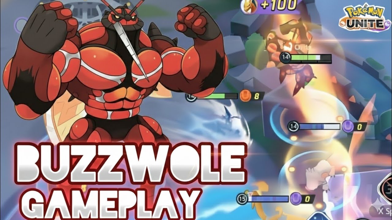 DOMINATING EVERY FIGHT WITH BUZZWOLE||POKÉMON UNITE||SHADOW UNITE
