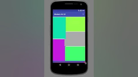 Modern Art UI - Coursera