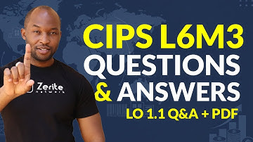 CIPS L6M3 Questions and Answers 1.1(BONUS PDF)