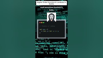 15.  Kotlin Basics: Higher-Order Functions & Lambdas | BackToCoding Shorts