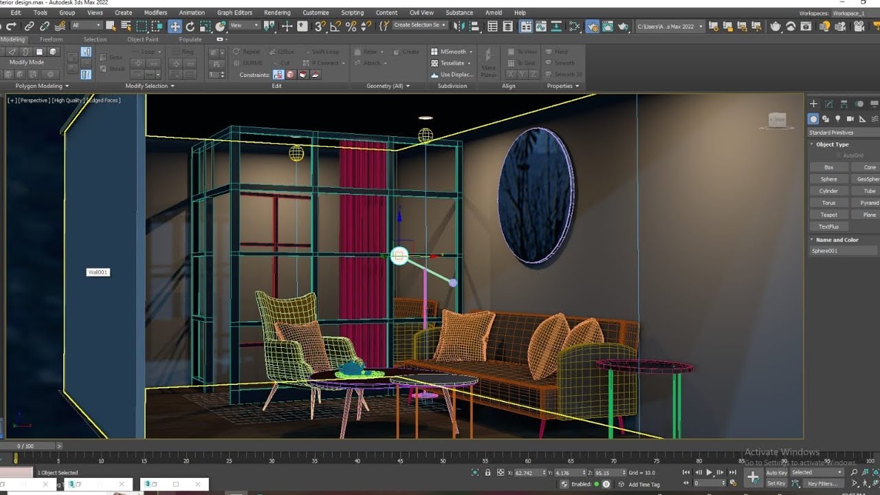 3ds Max Tutorials, How To Light A Stylish Interior In 3dsmax - YouTube