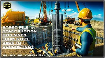 Bored Pile Construction EXPLAINED From Steel Cage To Concreting?