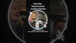 Ausschnitt: Deutscher Bauernverband. Rede Joachim Rukwied in Berlin. #shorts #politik #deutschland